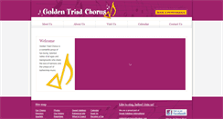 Desktop Screenshot of goldentriadchorus.org