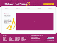 Tablet Screenshot of goldentriadchorus.org
